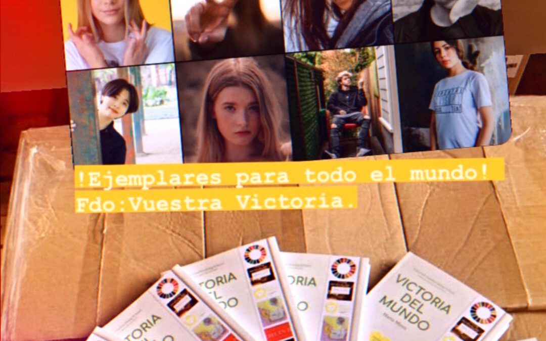 Un Palet de 450 unidades más de libros, de la 2a Edición de la novela “Victoria del Mundo”