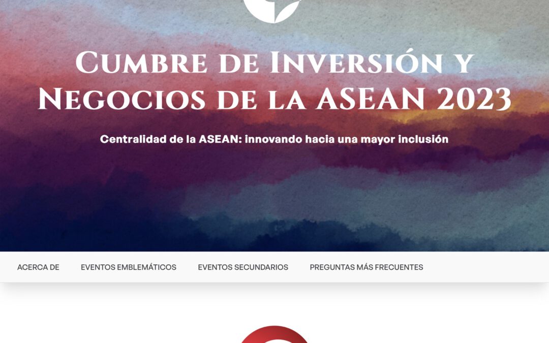 Goodworking School, invitados a la Cumbre de Inversiones y Negocios de la ASEAN.