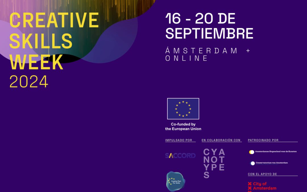 Inauguramos septiembre asistiendo a la Conferencia de Creative Skills WEEK (Europe) #PactForSkills #EuropeanCommission